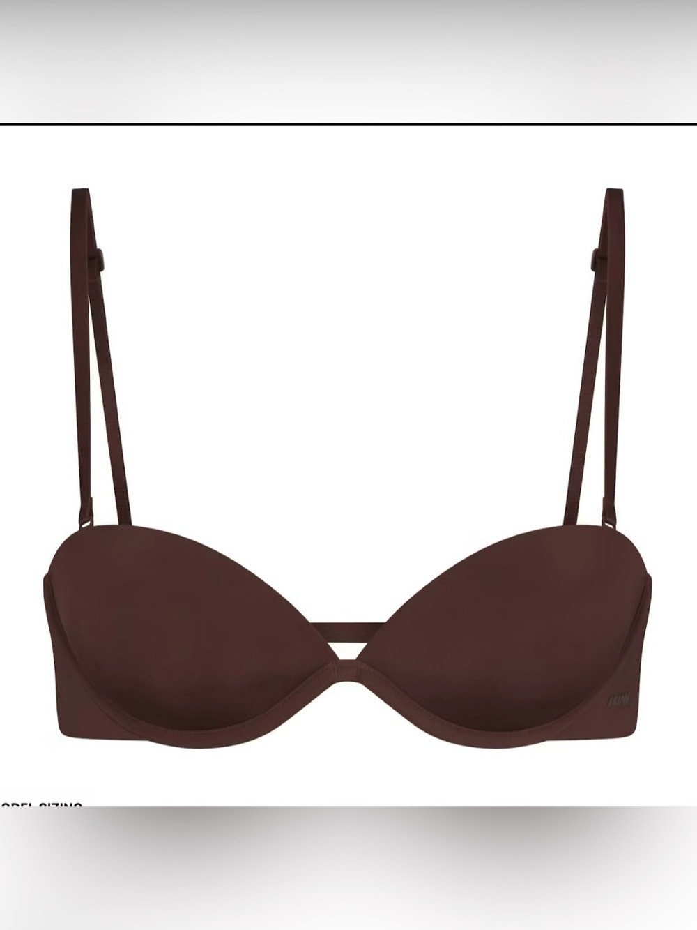 SKIMS Cocoa Multi-Way Convertible Underwire Bra 36DDD NWT
